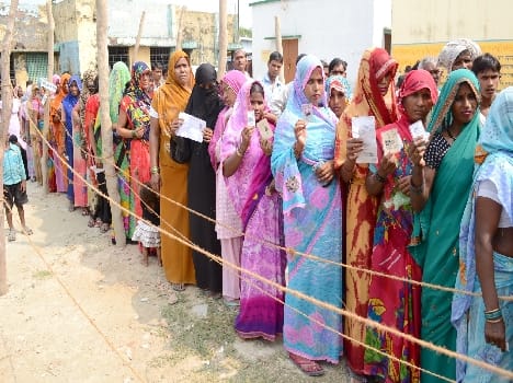 71.5 per cent of the electorate cast their votes in the second phase