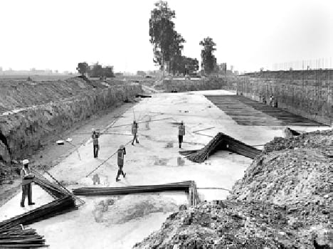 Up construction of two flyover
