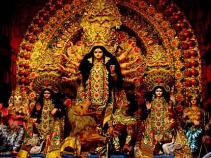 49-year-old tradition broken in durga puja of varanasi