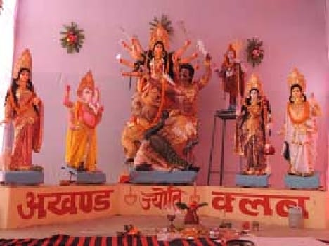 Divine court attendance of devotees engaged in
