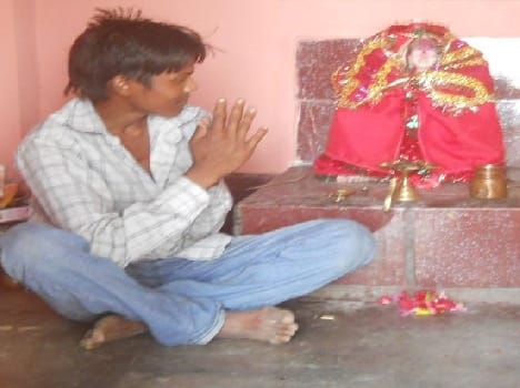 The second day of Navratri puja celibate mother Shardiy