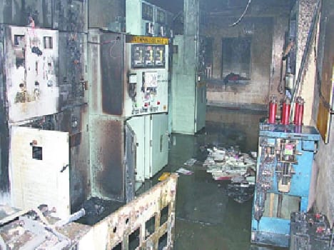 Powerhouse fire, two employees Scorched
