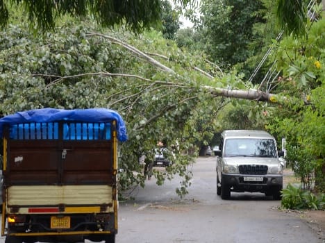 heavy rain and thunderstorm in jammu