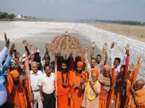 "With land worship Ganga Sarovar' dedicated to worship committees