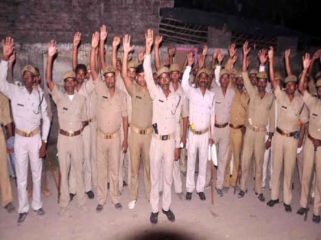 Diwan and Home Guard Platoon commander serried