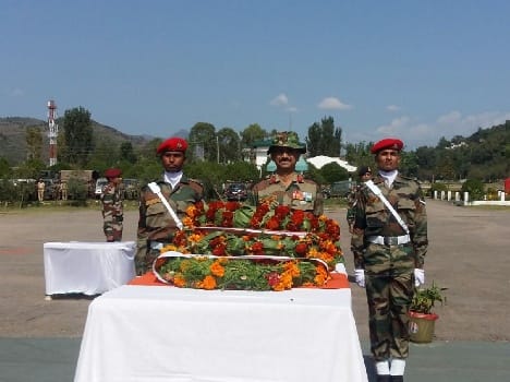 indian army gave tribute to martyr govind singh