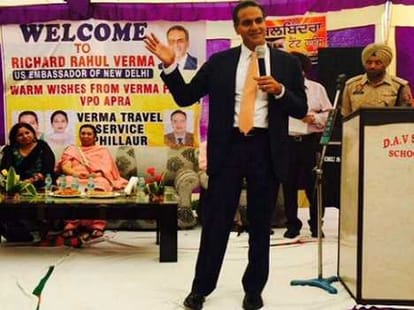US ambassador emotional after seeing father's ancestral home 