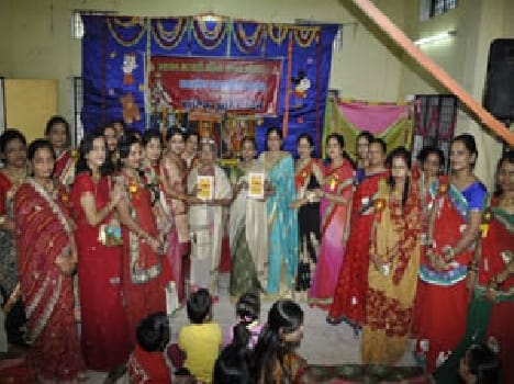 student and woman honered
