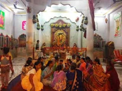 worshipers descended to visit ?for Goddess 