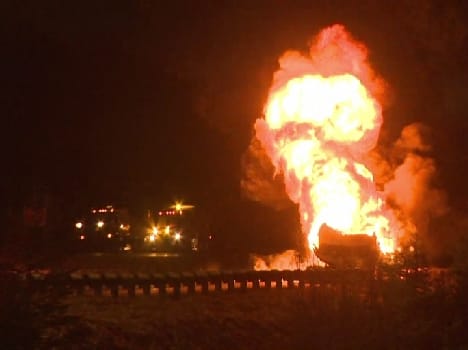  A major fire in three-story warehouse Brocade threads