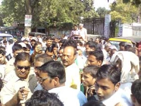Take water in dispute firing , five injured