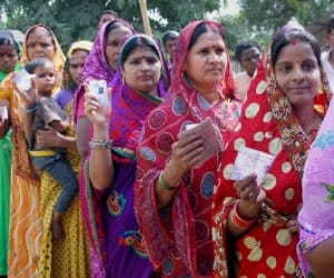 bihar: 55 percent polling in second phase