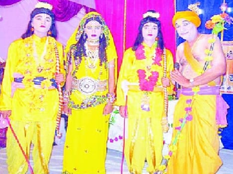 Rama went to exile , Bharata met