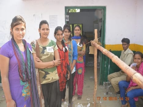 girls have been appointed as polling agent in mathura