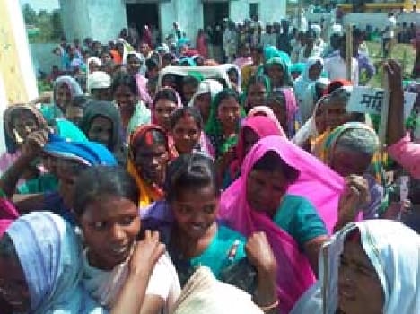 Anpara people voted in Kuldomri