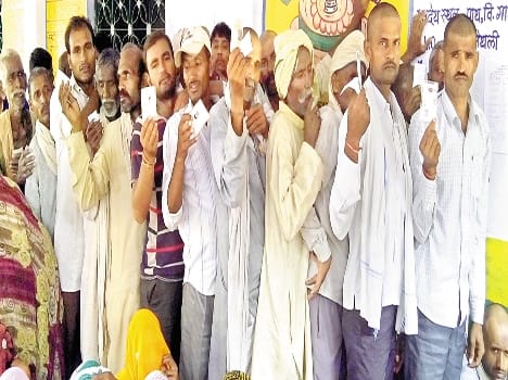 58 per cent of the vote in the third phase