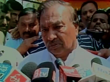 BJP leader Eshwarappa in controversy after comment on journalist