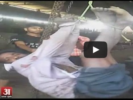 nepali majdoor brutally beated till death, live video
