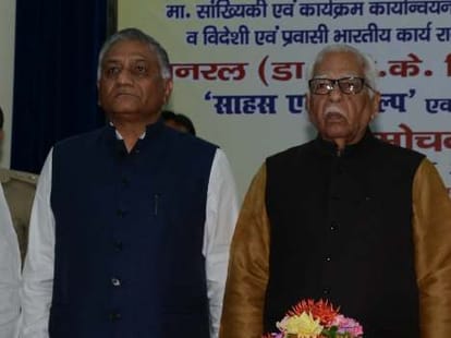 Cabinet minister V K Singh speaks about writers protest.