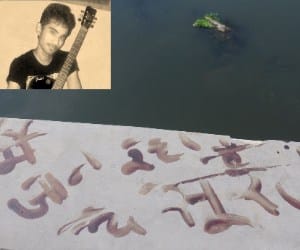 A boy commits suicide after writing suicide note.