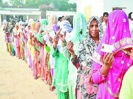 69.25 poling in third level of panchayat chunav