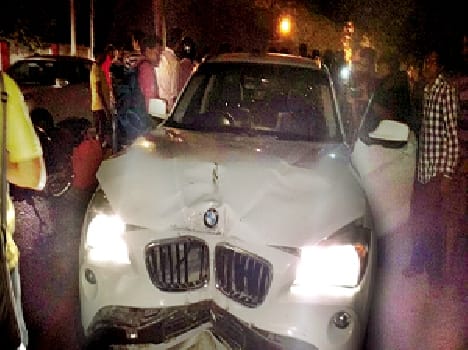 Doctor's BMW trodden businessman