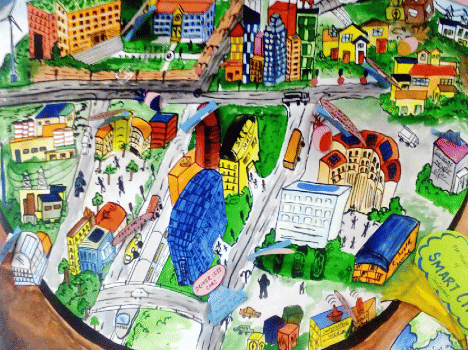Chemistry lecturer at the Smart City created the famous painting.