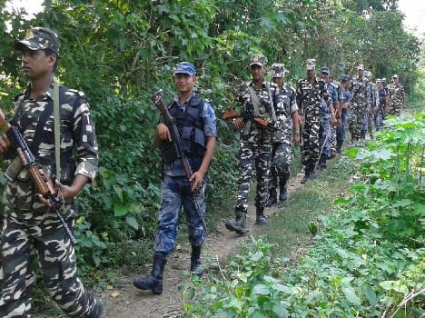 SSB Nepal Police The patrol with