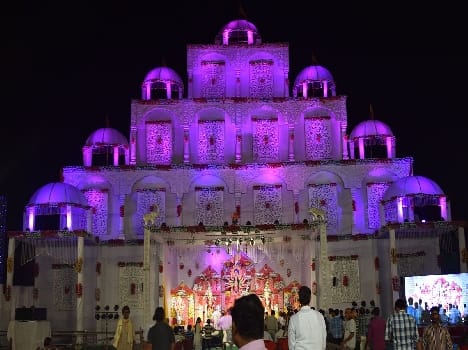 Mahaarti with the three-day Festival of Durga