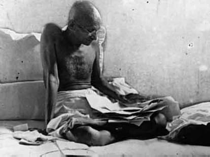 Gandhi's first political arresting
