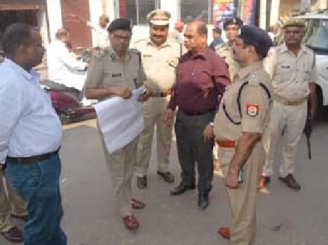 The route march Police