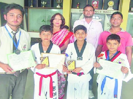 Alpine school students won medals