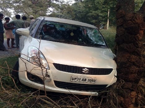 By motorcycle riders died in road accident