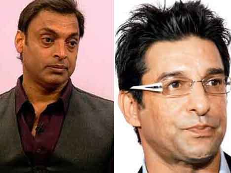shoaib and wasim akram can't do comentary in india - sa one day, 