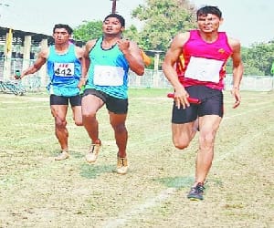 PU won by the All India Inter-University Athletics Championship