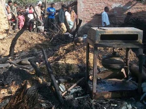 Five houses from fire About seven million loss