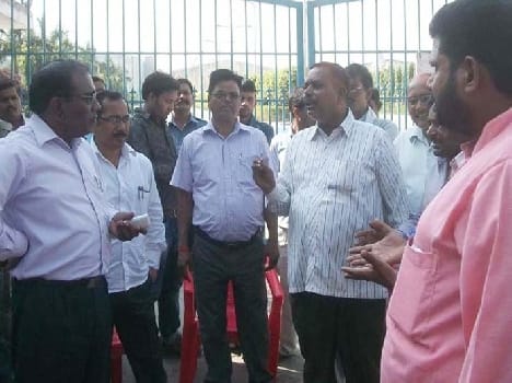 Chinese raise revenue team arrived Farmers protesting returned