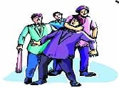 In Basupur assault, firing in the two arrested
