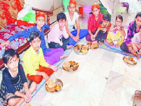 Navratri fast absorbed