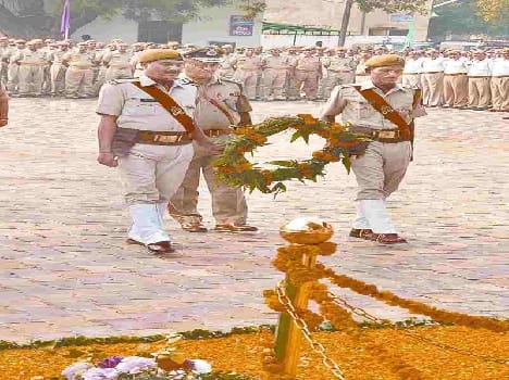 police memorial day, agra