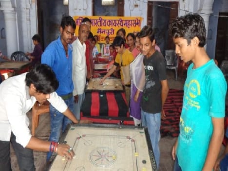 Kayasthas building carom competition