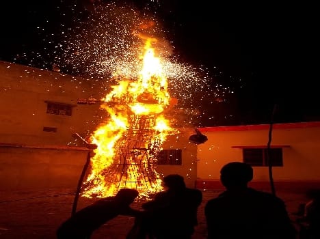 As the iniquity of religion victory over Ravana