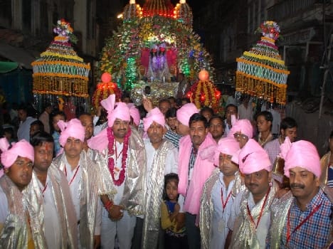 Durga procession extracted with elegance