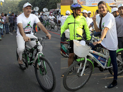 Second Car Free Day in the capital today, Senior officials will also join.