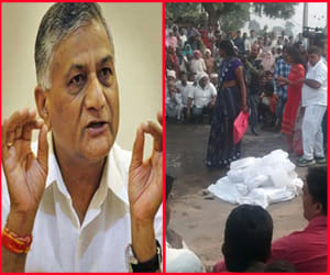 VK malik gave controversial statement on ballbhgarg dali sace