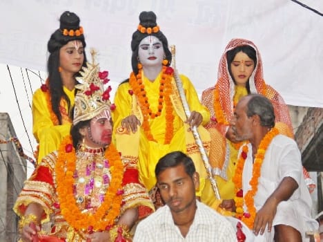Bharata became overwhelmed the viewer a sense of solder time