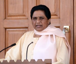 mayawati press confrence in lucknow