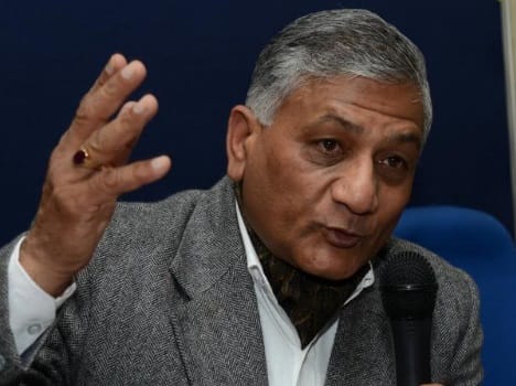 VK Singh in cotroversy on intolerance statement.