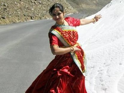 7 minute kathak performance in 0 degree temperature video