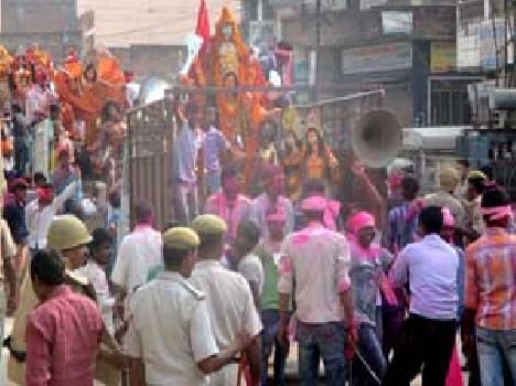 Durga idols in harmony